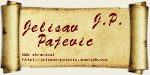Jelisav Pajević vizit kartica